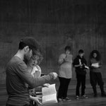 Cymbeline in rehearsal