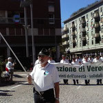 I nostri alpini aprono il terzo blocco della Sezione di Verona.