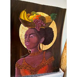 fruity lady:              acrylicpaint                                                   40x50cm                          (wood)