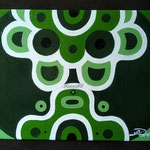Green:                acrylverf                                   30x40cm                 (linnen)