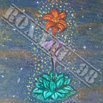 Mystery flower:                    Oilpaint                                                30x40cm                 (canvas)
