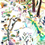 "Everything Is Beautiful"  257×364mm  Ink, Pen, Pencil, Colored pencil, Water color