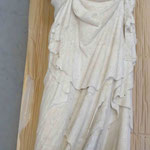 Vierge de Buzay, XIVe siècle, pierre calcaire