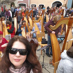 Harfen-Flashmob in Burghausen