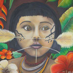 Artist Fernando Gil M. Yanomami Child.Amazonas