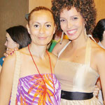 Mirtha Yepez OrinoquiArt Founder and Arlette Torres Actris at Ashes eternal  premier Montreal film world festival