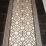SOUTHERN TILES_CAROCIM, Zementfliesen_Bordüre: DHAR CR111, 10x20 / 1,6 cm // Dekor: Etoile CR105, 20x20 / 1,6 cm