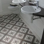 SOUTHERN TILES, Zementfliese / Dekor: Ceouta grau, braun 20x20 cm