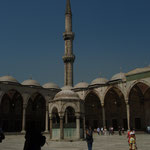 Innenhof der blauen Moschee