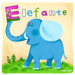 [ E ] elefante   象  elephant , erbe  草  grass
