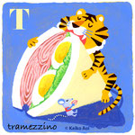 [ T ] tramezzino サンドイッチ sandwich , tigre トラ tiger