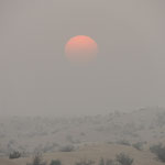 Sonneuntergang über der Wüste