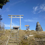 綿向山頂上大嵩神社（2021.11.19）日野町