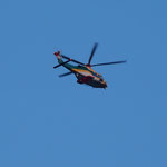 関西テレビ所有のヘリコプター（朝日航洋）
