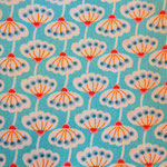 Pusteblumen Muster blau/rot