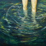 Whirlpool, 2014, oil and acrylic on canvas, 140 x 178 cm