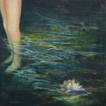 Wading for Godot,  2013, oil and acrylic on canvas, 80 x 80 cm 