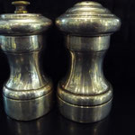 Sterling Silver pepper mill and salt cellar