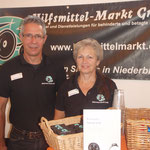 Hilfsmittelmarkt Niederbipp mit Doris Studer und Harry Flück