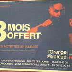 Offert par l'orange bleu Gourdan Polignan 4 bons de 3 mois gratuits