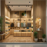 Agencement d'une boutique de vêtements