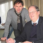 Jos Thoné werd samen met George Rankin na een zware strijd de nieuwe eigenaar van topkweker "Kleine Figo" (60.000 euro).