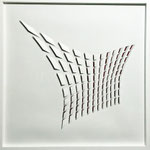 Papierschnitt mit Hanfpapier, dunkler Hintergrund