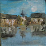 Reflets - acrylique sur châssis
