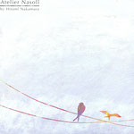 「予感I」ギャラリーイントラート「雨のとき」展他出展　木パネルにアクリルガッシュ　220mm×220mm(S1)　2011年6月