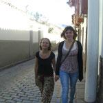 Franca und ich auf der Straße:)