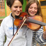 Das Violin-Duo. :)
