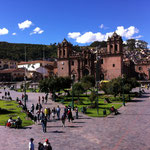 Plaza de Armas in Cusco am 1.Mao