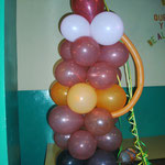 Unser wunderbarer Luftballon-Mensch! Schwester Delfina hat klasse und lustige Ideen.