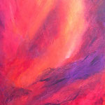 Dans les bras de Morphée - Technique mixte - 50x100cm (collection privée)