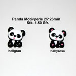 Silikonperle Panda