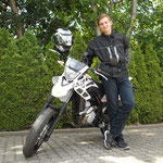 27.06.2014: Maurice Böttcher aus Ötlingen mit seiner neuen YAMAHA WR 125 X