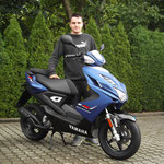 15.08.2014: Benjamin Büche aus Rheinfelden mit seinem neuen YAMAHA Aerox 50 R