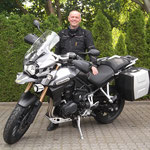 22.05.2014: Jürgen Pertermann aus Steinen mit seiner neuen TRIUMPH Tiger Explorer ABS