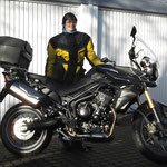 21.02.2014: Fahrschule Fitzke aus Schopfheim mit einer brandneuen TRIUMPH Tiger 800 ABS