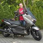 01.07.2014: Reiner Schubert aus Rheinfelden mit seinem neuen YAMAHA X_MAX 250 ABS