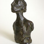 Patrice Moreau. Petit buste homme - Bronze - Pièce unique - 5 cm x 4 cm x 9 cm. Fondeur Guillaume Couffignal