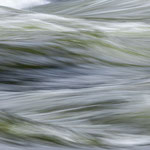 Fließstudie am Fluss Piteälven