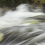 Fließstudie am Fluss Piteälven