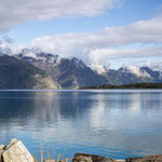 Blick auf den Lyngenfjord