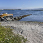 Boot mit Muschelbewuchs