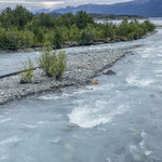 Das Gletscherwasser der Lyngsdalelva