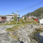 Holzbauten bei Bøvær