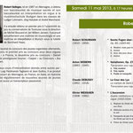 11 mai 2013 - Robert SELINGER