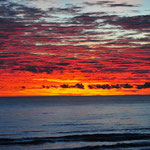 Sonnenuntergang am Cable Beach - nicht bearbeitet, die Farben waren genau so!