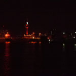 Skyline Bremerhaven bei Nacht